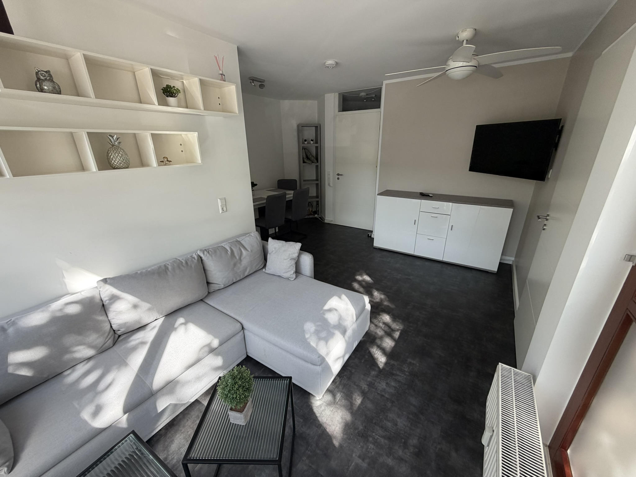 Friedi-02 - Ferienwohnung 45m² 2 Raum 4 Personen Garten und Terrasse WC