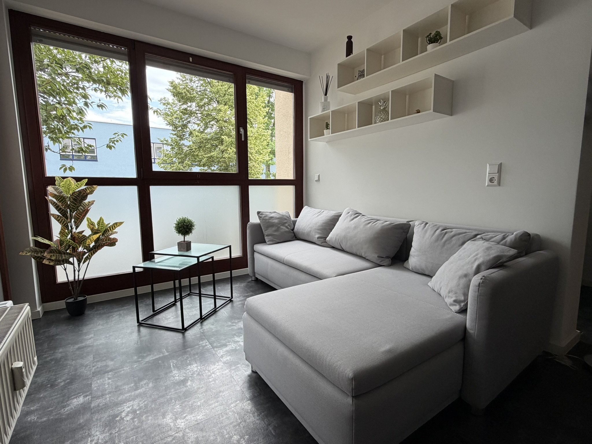 Friedi-02 - Ferienwohnung 45m² 2 Raum 4 Personen Garten und Terrasse WC