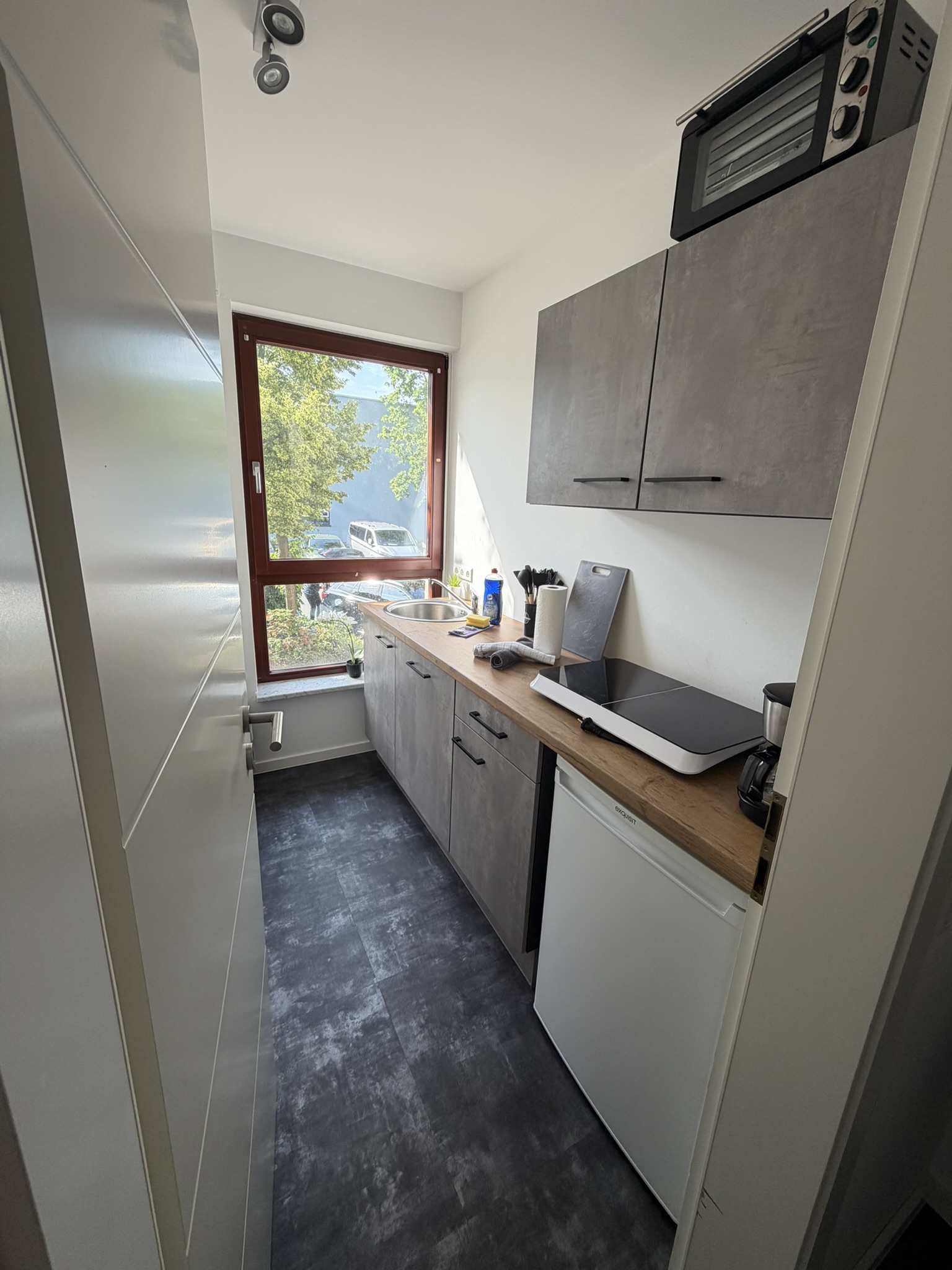 Friedi-02 - Ferienwohnung 45m² 2 Raum 4 Personen Garten und Terrasse WC