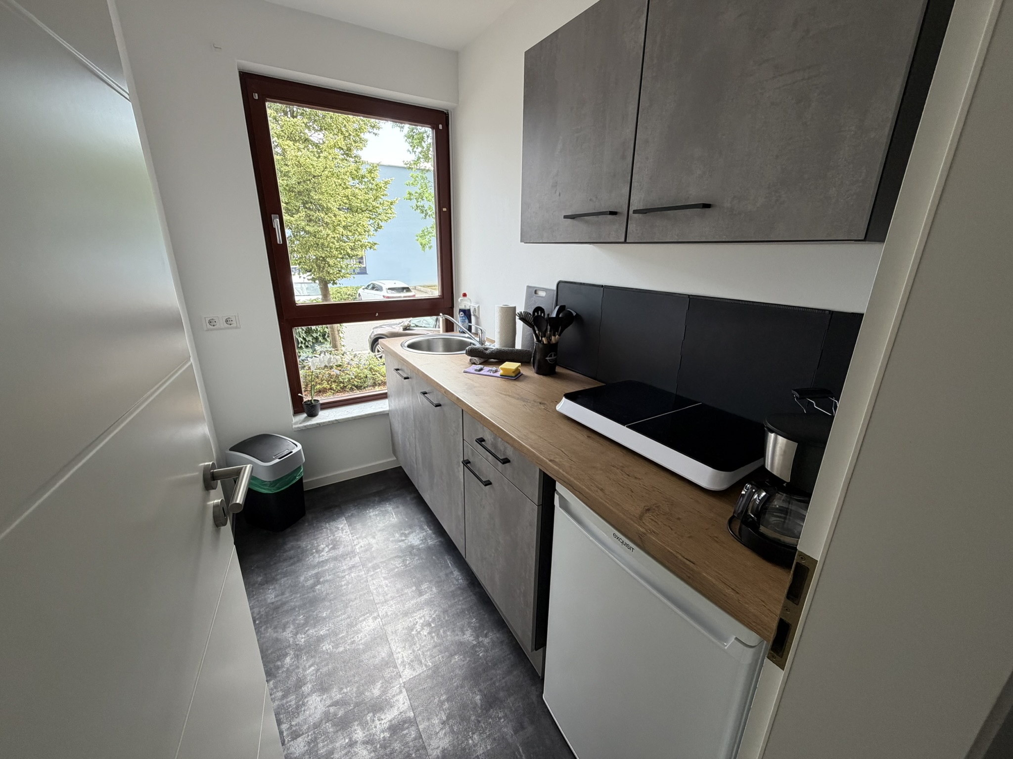 Friedi-02 - Ferienwohnung 45m² 2 Raum 4 Personen Garten und Terrasse WC