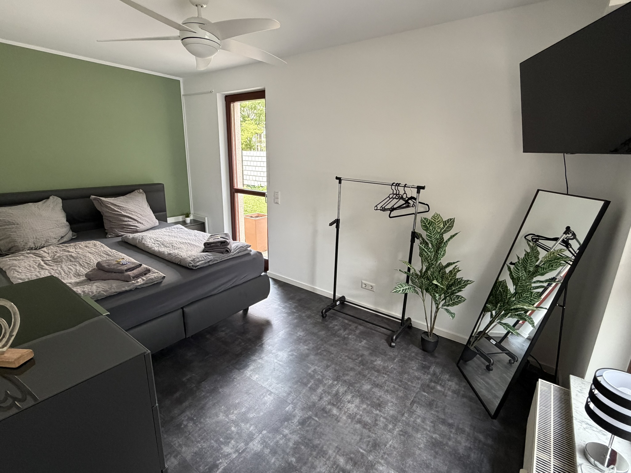 Friedi-02 - Ferienwohnung 45m² 2 Raum 4 Personen Garten und Terrasse WC